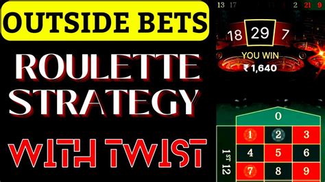 roulette outside bets strategy